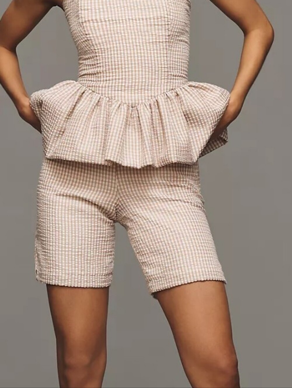 NWT Hutch Gingham Seersucker Bermuda Shorts